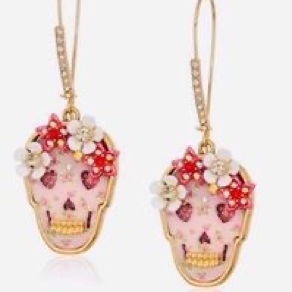 Betsey Johnson Jewelry - ORDER BY 09/01 Betsey Johnson sugar skull earrings